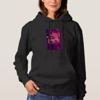 Moletom Vaporwave de Moda de Rua Japonesa Tokyo Lofi Retrô