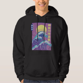 Moletom Vaporwave Kanagawa Excelente