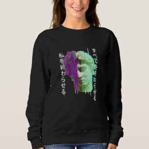 Moletom Vaporwave retrowave sintetizada estátua grega Glit