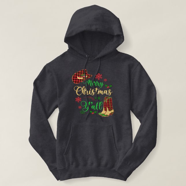 Moletom Vaqueira de Natal Hat & Boots Hoodie Sweet (Frente do Design)