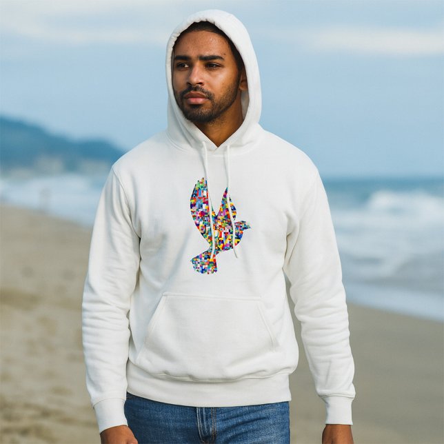 Moletom Vara da Paz Mundial Feita de Bandeiras Internacion (Criador carregado)