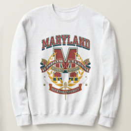 Moletom Varsity letter M University of Maryland