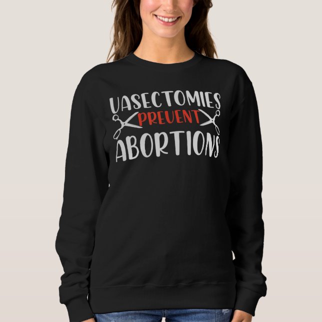 Moletom Vasectomias Prevenem Abortos Proximidade Feminista (Frente)
