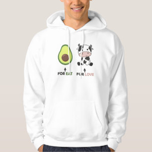 Moletom Vegan Amante de os animais Vegan Avocado Comida Co