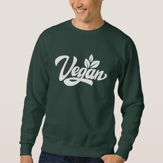 Moletom Vegan de nome personalizado (Frente)