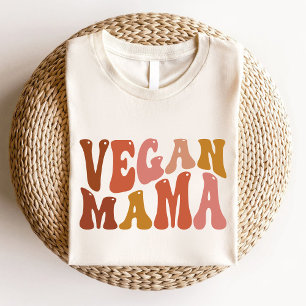 Moletom Vegan Mama Retro Groovy Vegetarian mãe