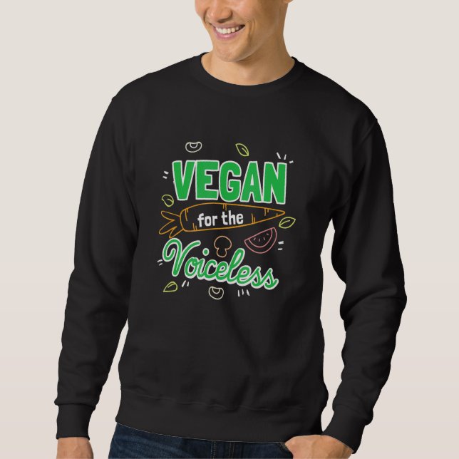 Moletom Vegan Para A Potência Sem Voz Baseada Na Planta De (Frente)
