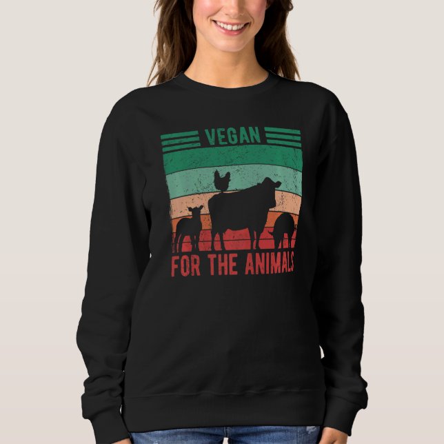 Moletom Vegan Para Os Animais (Frente)