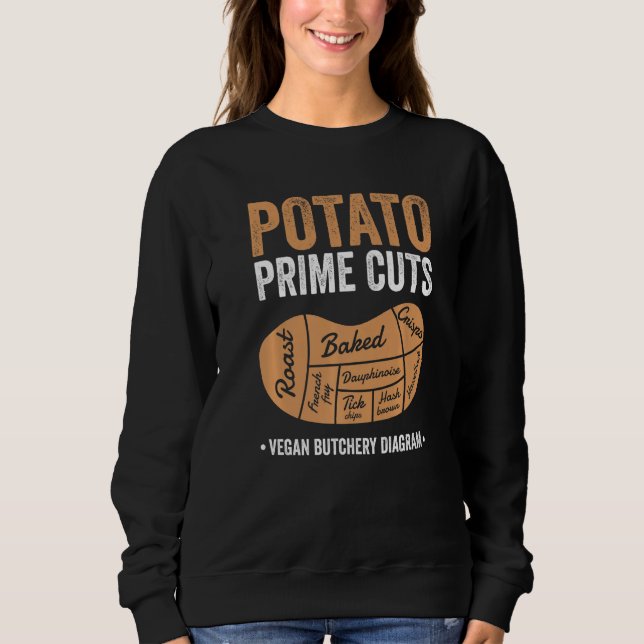Moletom Vegan Potato Prime Cuts (Frente)