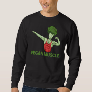 Moletom Vegan Power Vegetarian Broccoli Bodbuilding
