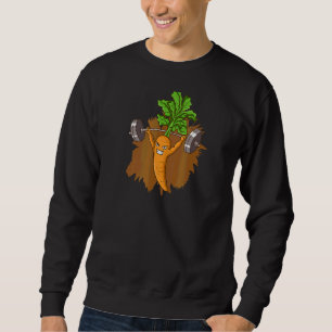 Moletom Vegan Power Vegetarian Carrot Bodybuilding W