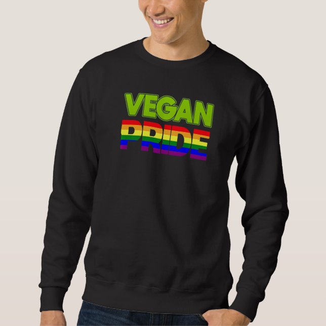 Moletom Vegan Vegetarian Food Vegans Plant Based Lgbt Vint (Frente)