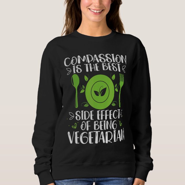 Moletom Veganism Vegan Animal Rights Vegetarian (Frente)