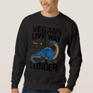 Moletom Veganos Vivem Muito Mais Piadas de Dinossauros Ve