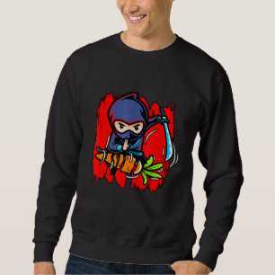 Moletom Vegetal Ninja Fruta vegetariana Vegan No Meat Pla