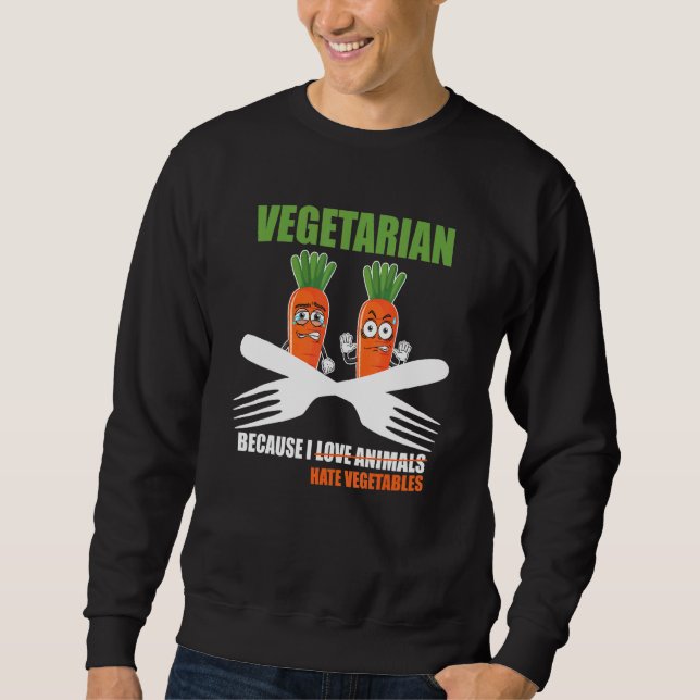 Moletom Vegetal Porque Odeio Vegetais (Frente)