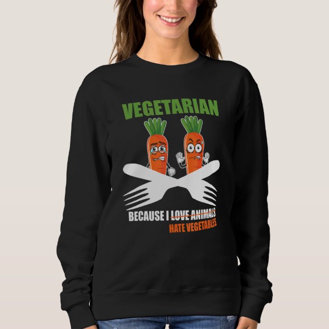 Moletom Vegetal Porque Odeio Vegetais (Frente)