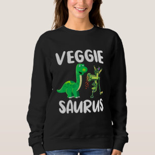 Moletom Veggiesaurus Vegetarian Dino No Meat Plant Based D