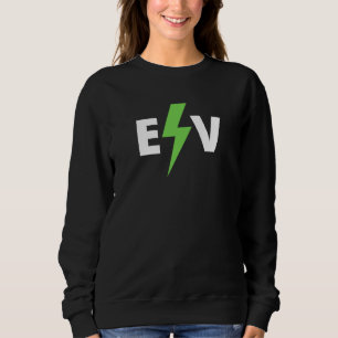 Moletom Veículo Elétrico EV legal, Vida EV, Elétrica Engra