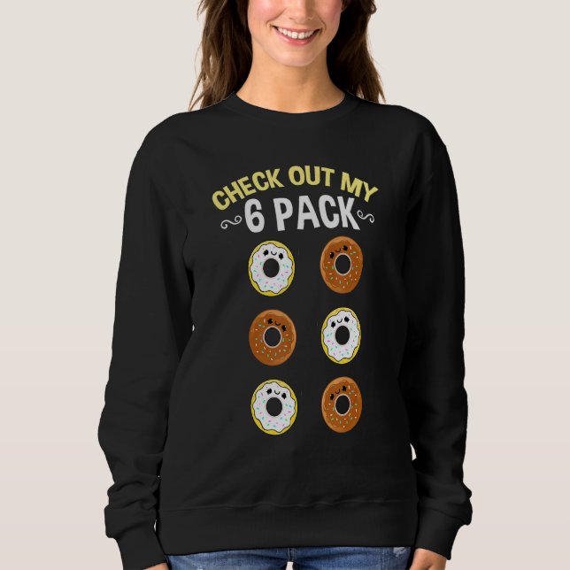 Moletom Veja Minha Rosquinha De Chocolate Com Seis Pacotes (Frente)