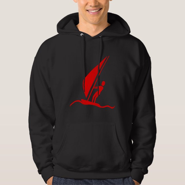 Moletom Vela em prancha - Vermelho (Frente)