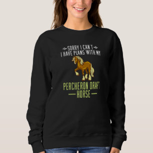 Moletom Vela-guia-de-cavalo Percheron Draft Horse