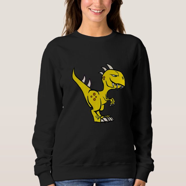 Moletom Velociraptor Dinossaur Bebê Raptor Da Pré-História (Frente)