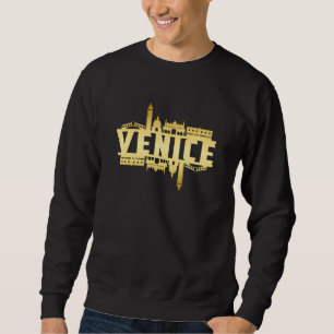 Moletom Veneza Itália Cidade Skyline Cityscape Funny Gift