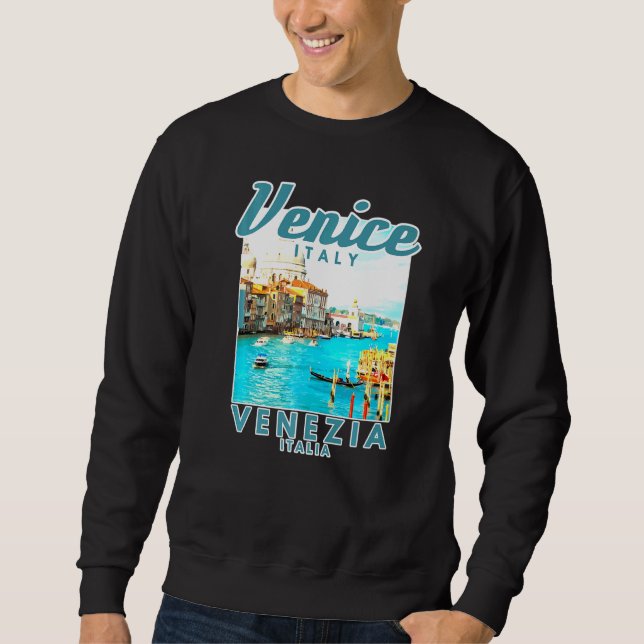 Moletom Veneza Itália Venezia Itália Souvenir Vinta Italia (Frente)