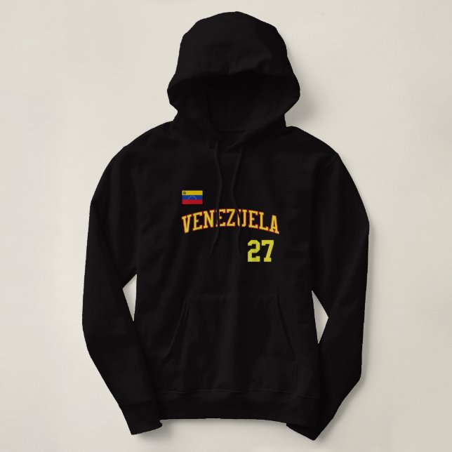 Moletom Venezuela in Baseball or Beisbol Style for Venezue (Frente do Design)