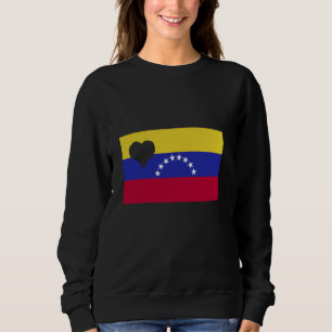 Moletom Venezuela Sinalizador de Raízes do Coração Venezue