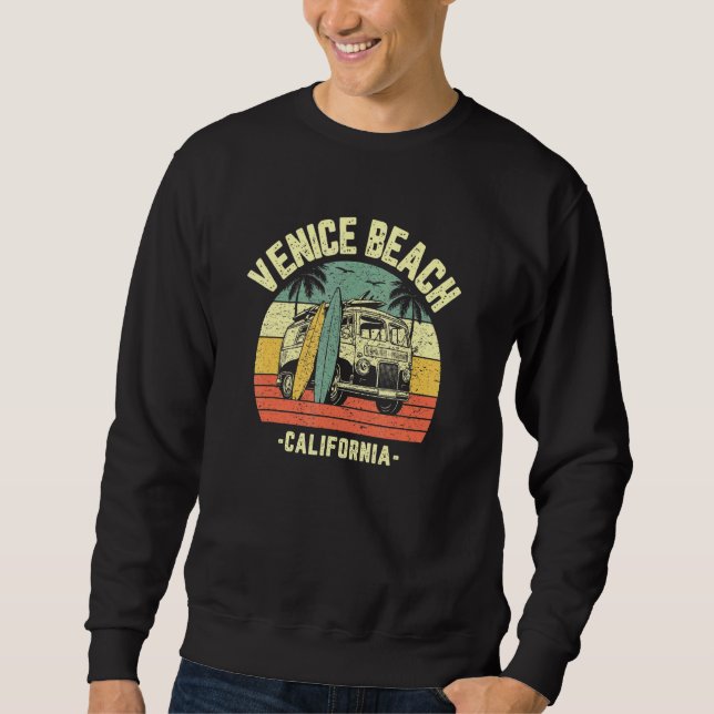 Moletom Venice Beach Retro Surfing Van California Surfer (Frente)