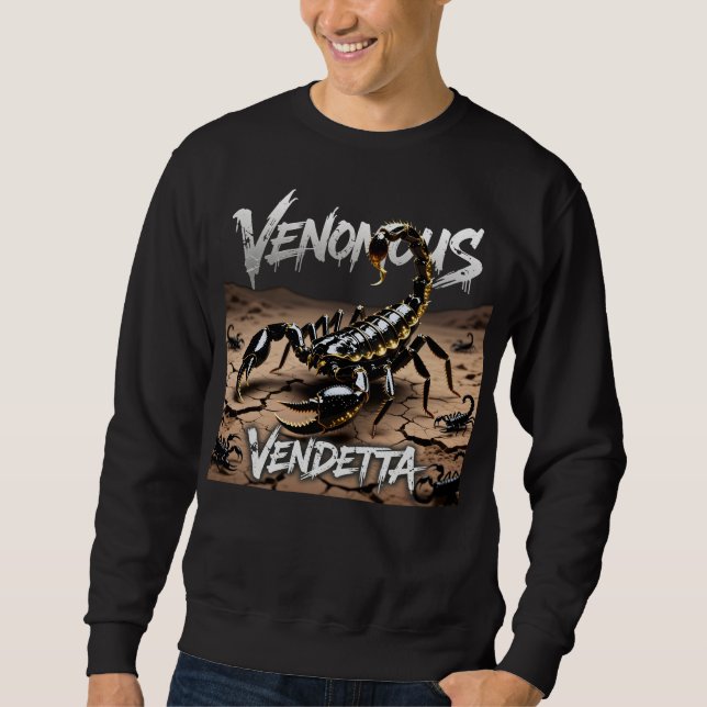 Moletom Venomous Vendetta Scorpion Punk Graphic (Frente)