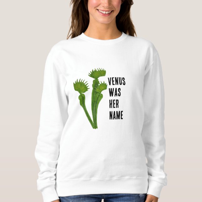 Moletom Venus Flytrap feminist sweatshirt (Frente)