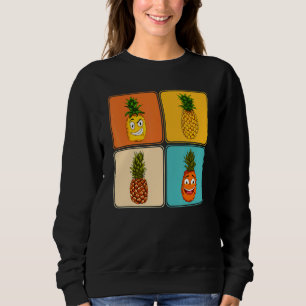 Moletom Verão Fruta Exótica Pop Abacaxi Tropical