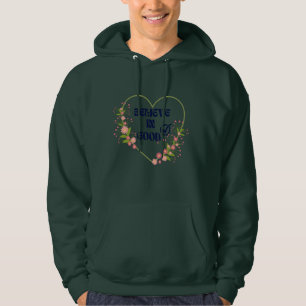 Moletom Verão Inverno Unissex Floral Coração Citação B I G