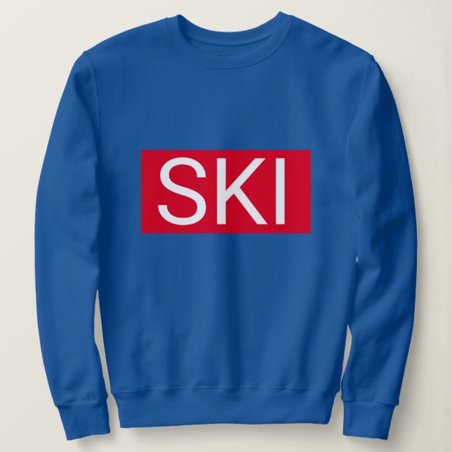 Moletom Vermelho Apres Ski (Frente do Design)