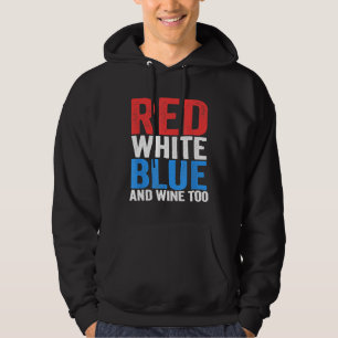 Moletom Vermelho Branco Azul E Vinho Demais Bebendo 4 de J