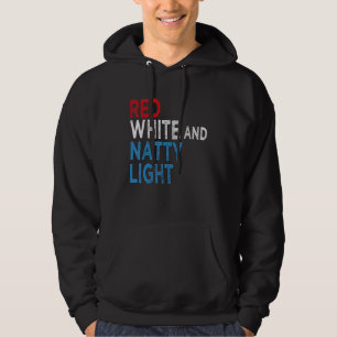 Moletom Vermelho Branco & Natty Light Para Homens Mulheres