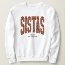 Moletom Vermelho + Estampa de Leopardo Esportivo SISTAS