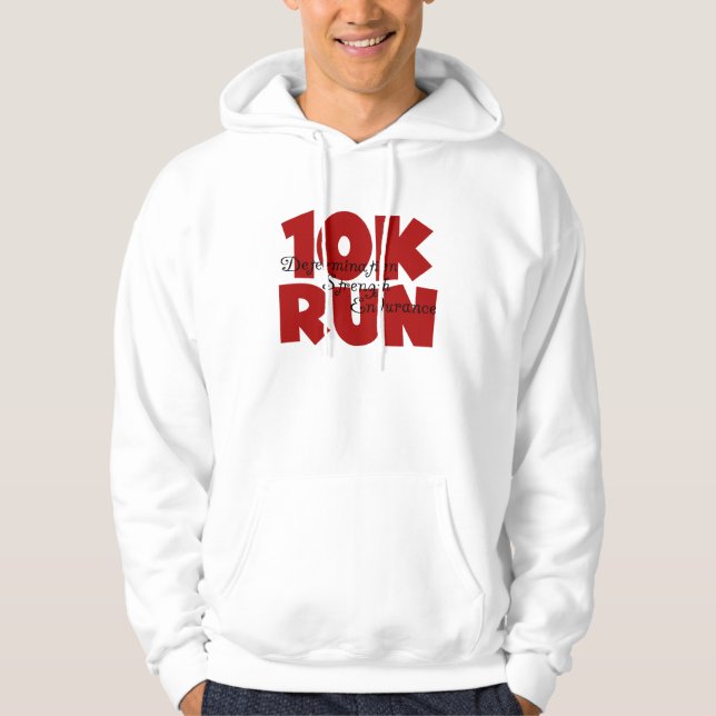 Moletom vermelho funcionado 10K (Frente)
