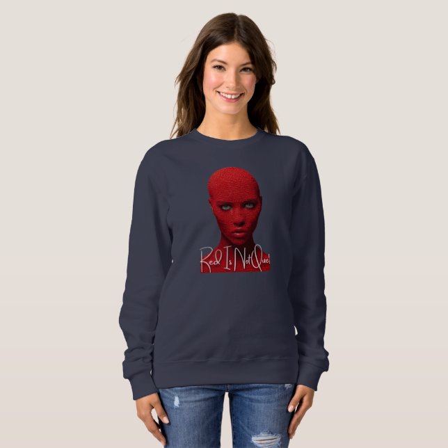 Moletom Vermelho Não é Silêncio (Frente Completa)