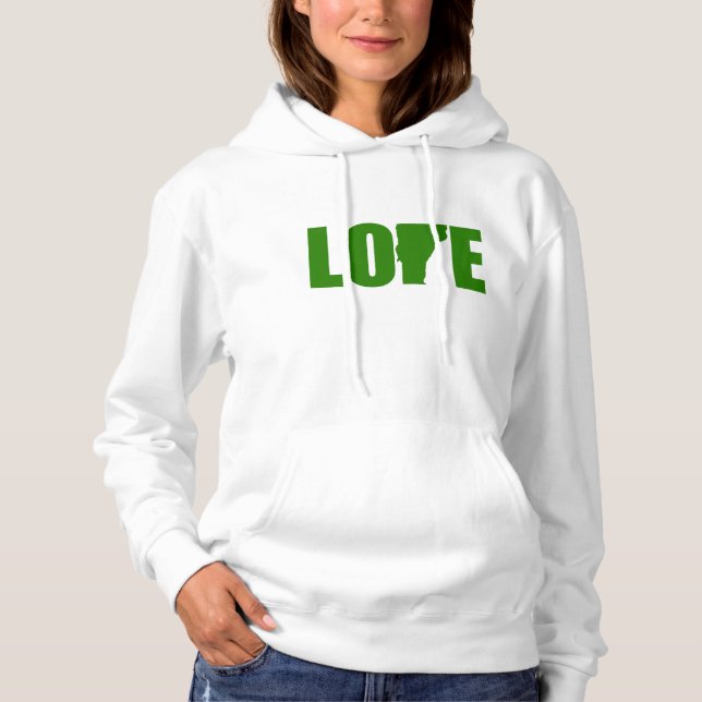 Moletom Vermont Love American Roupa Hoodie (Frente)