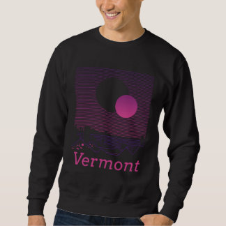Moletom Vermont Retro Vintage Mountain Grid 80s 90s Aesthe