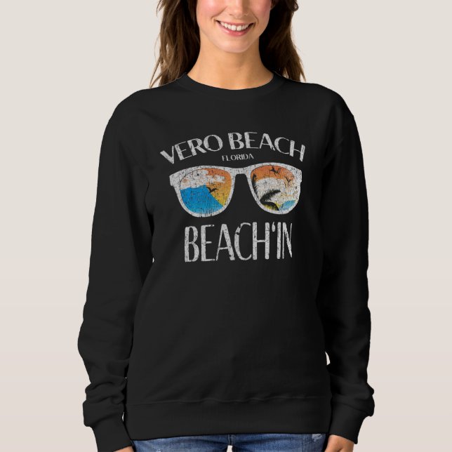 Moletom Vero Beach Beach Vacing Sunset (Frente)