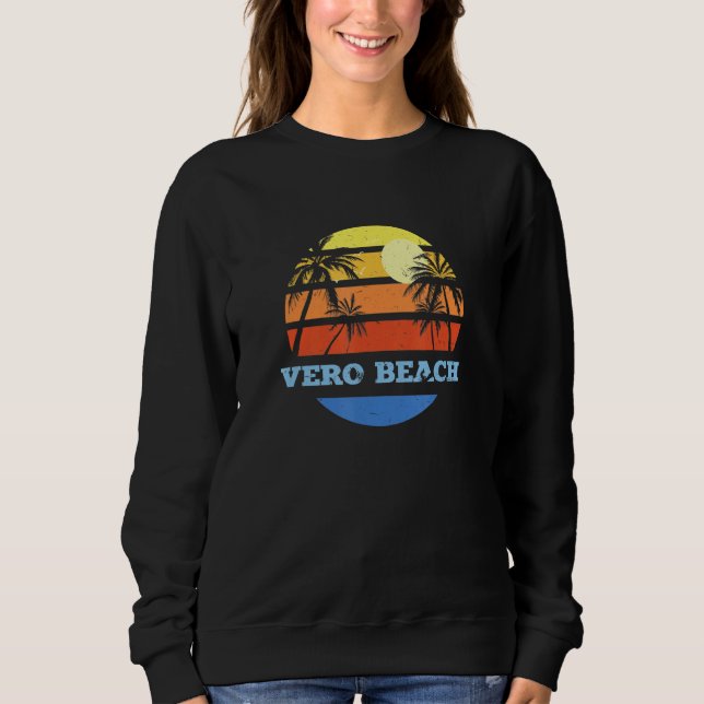 Moletom Vero Beach Flórida Fl Beach Zero Beach Bum (Frente)
