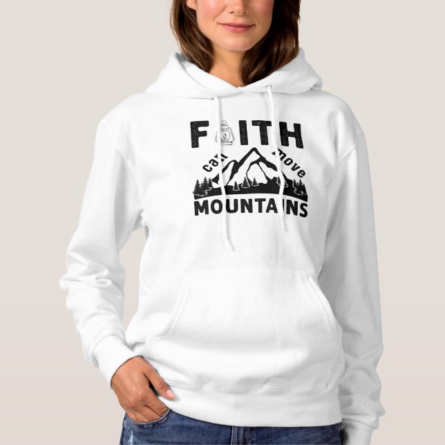 Moletom Versículo Bíblico A Fé Move Montanhas (Frente)
