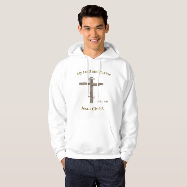 Moletom versículo bíblico cristão na frente e atrás (Frente Completa)