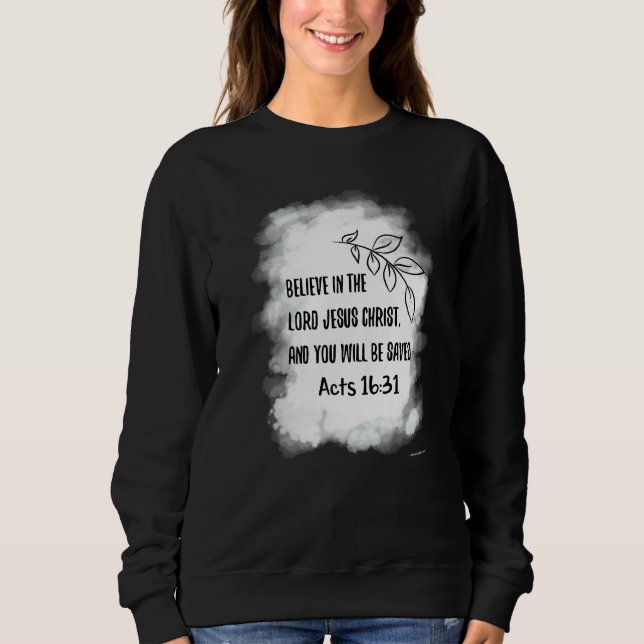Moletom Versículo Bíblico Igreja Cristã Deus Jesus Religio (Frente)