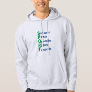 Moletom Veste à capuche cendre home SPORT TOURISME CA